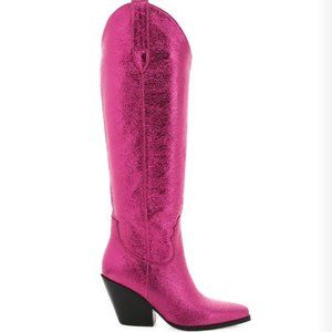 Billini - Colson pink crinkle boots